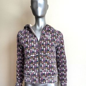 291. Roxy Full Zip Up Hooded Sweatshirt Size Medium